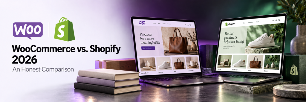 WooCommerce vs Shopify comparison 2026